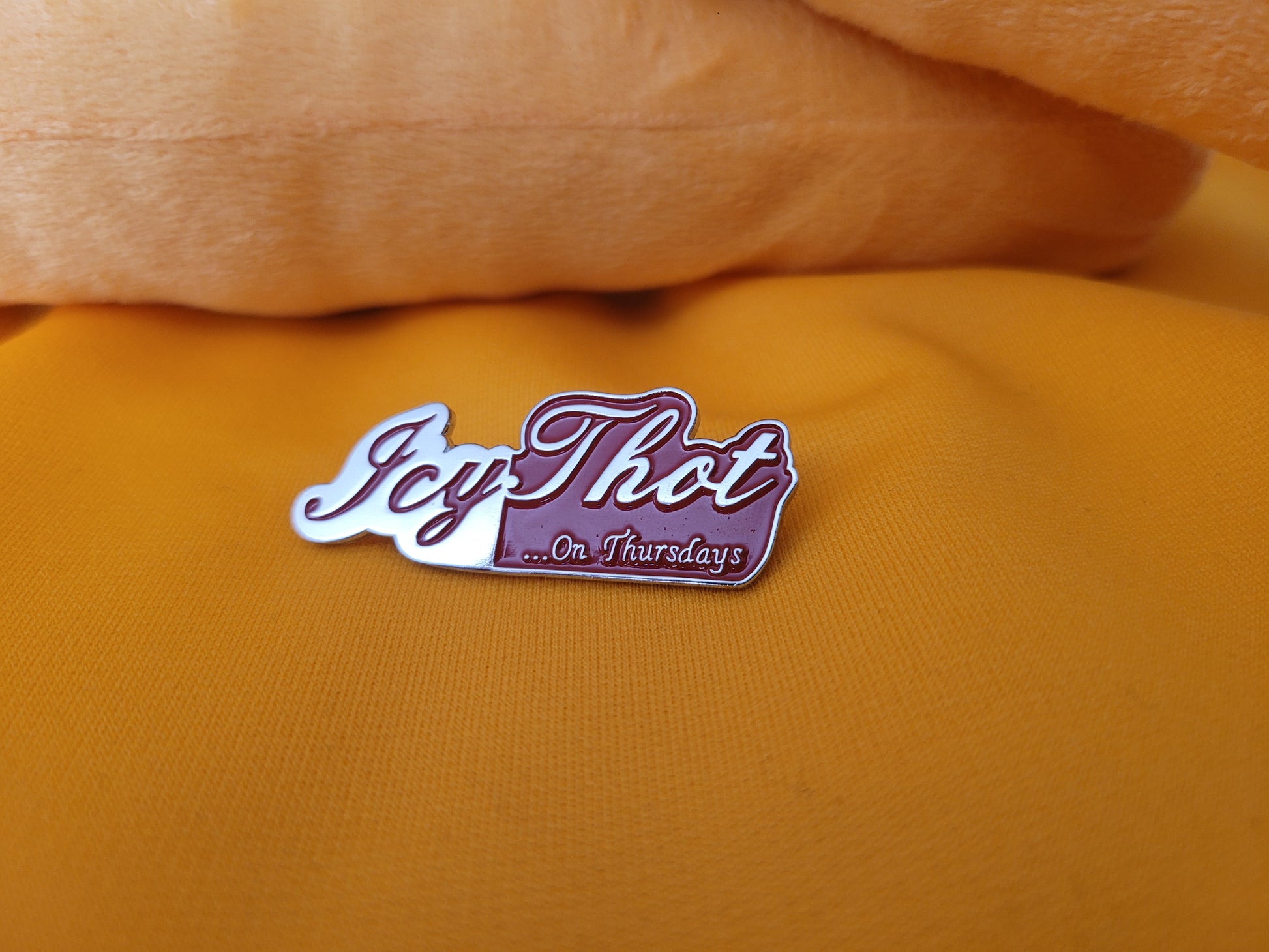 IcyThot On Thursdays Enamel Pin - Small Frye Designs