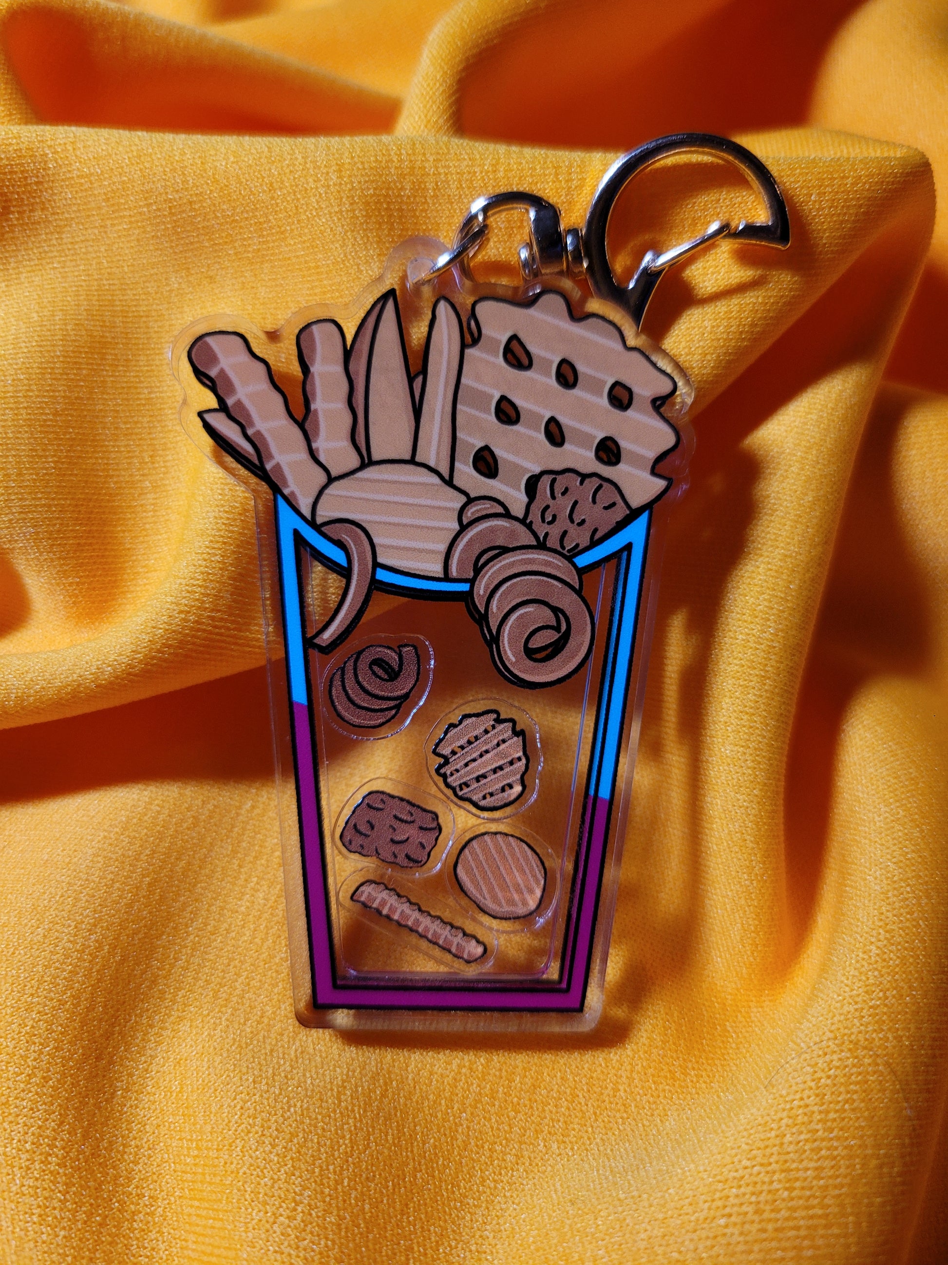 Logo Shaker Keychain