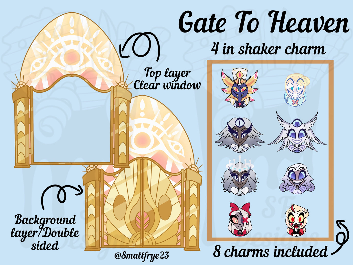 (Pre-Order) Gate To Heaven Shaker Keychain