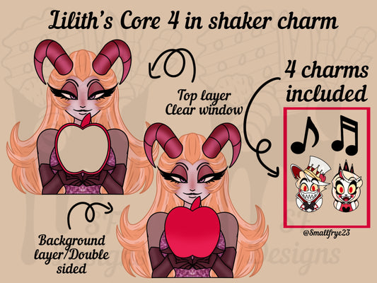 (Pre-Order) Lilith's Core Shaker Keychain