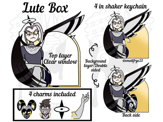 (Pre-Order) Lute Box Shaker Keychain