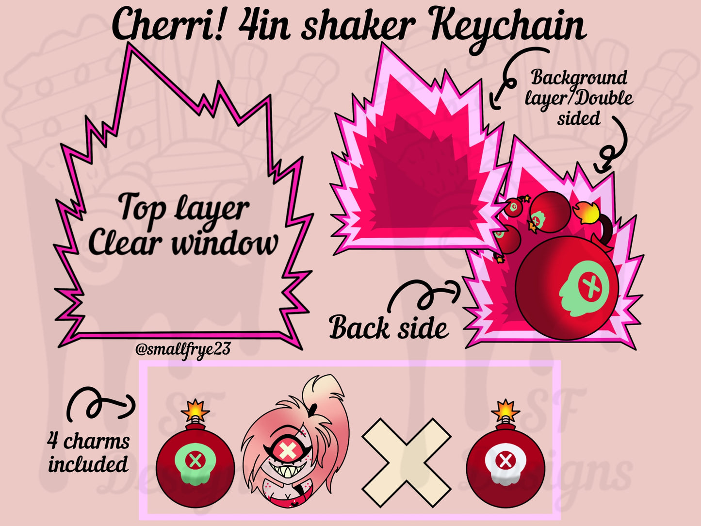 (Pre-Order) Cherri! Shaker Keychain