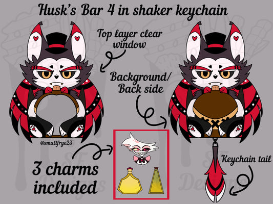 (Pre-Order) Husk's Bar Shaker Keychain