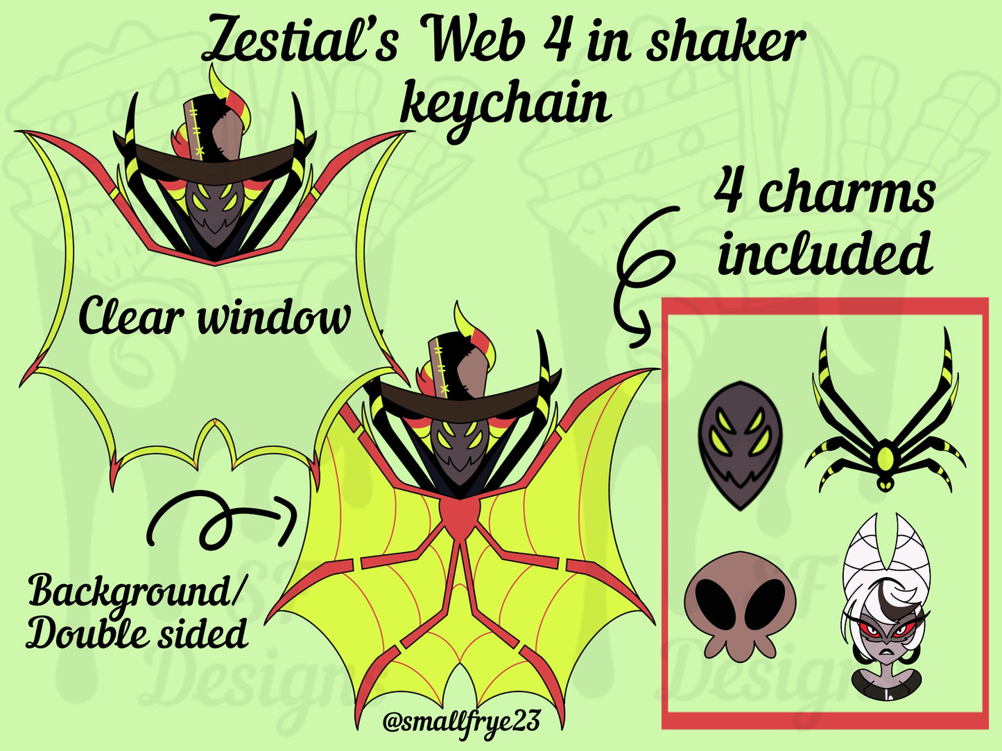 (Pre-Order) Zestial's Web Shaker Keychain