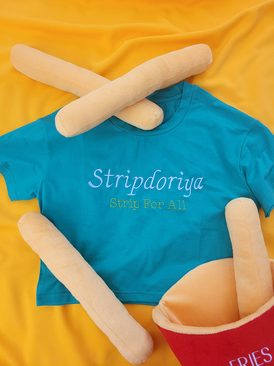 Stripdoriya Strip For All Crop Top - Small Frye Designs