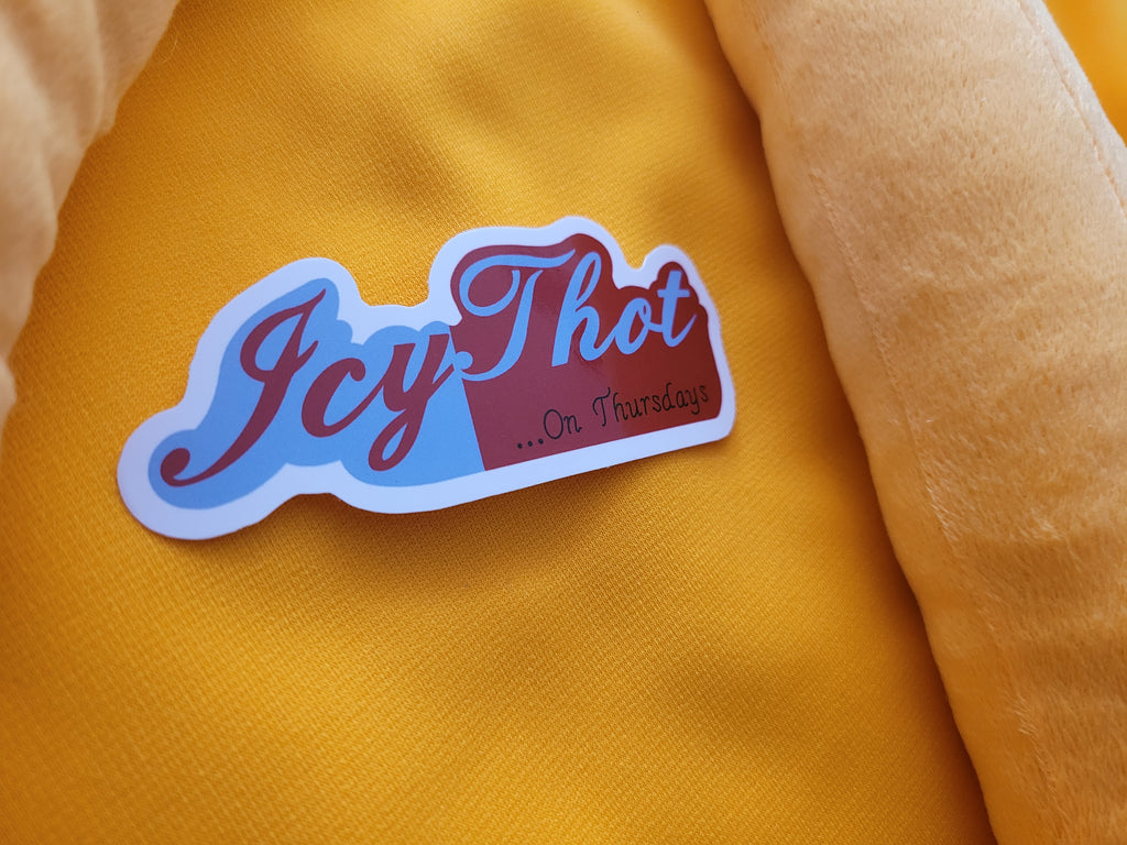 IcyThot (...On Thursdays) Glossy Sticker