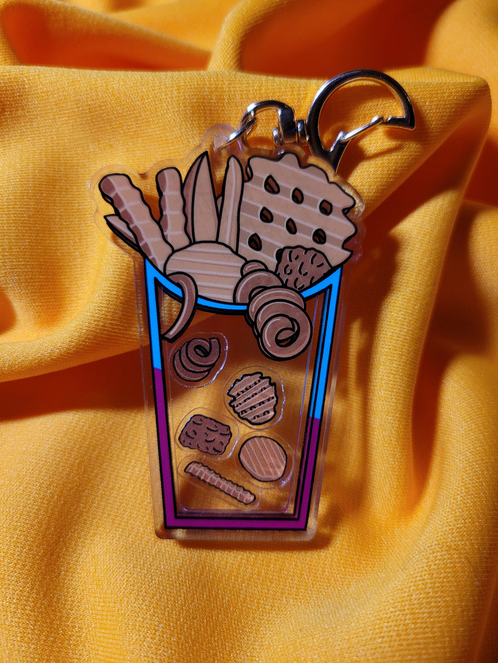 Logo Shaker Keychain