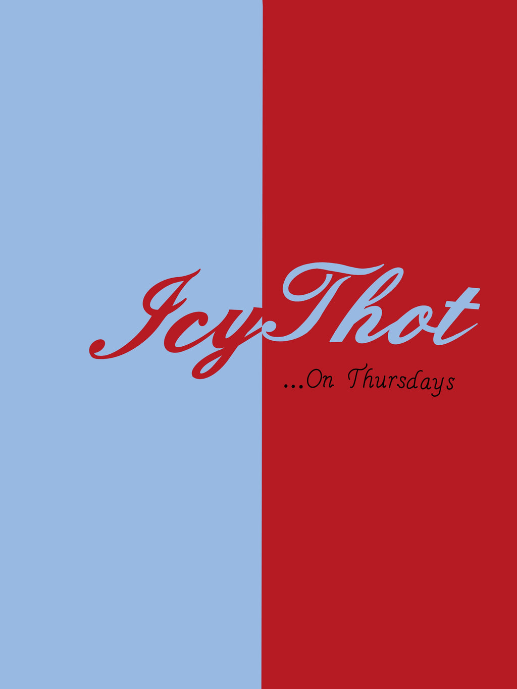 Embroidered IcyThot On Thursdays T-shirt